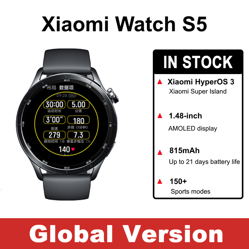 Global Version Xiaomi Watch S5 - مراجعة Timex Watches Smartwatch وسعره