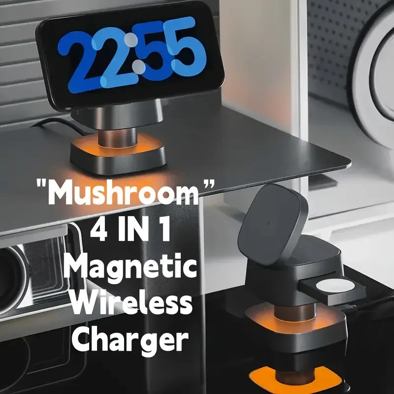 Magnetic 3 in 1 Wireless Charg - مراجعة Smartwatch Watches Compatible With Iphone وسعره