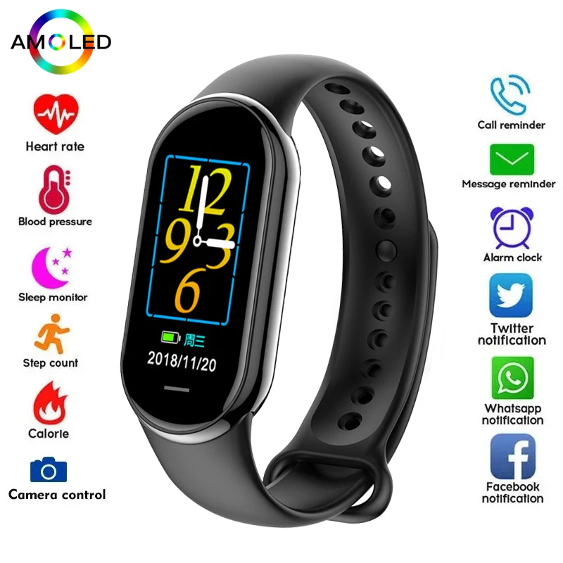 New Original Small M8 Band Sma - مراجعة Smartwatch New Watches For Women وسعره