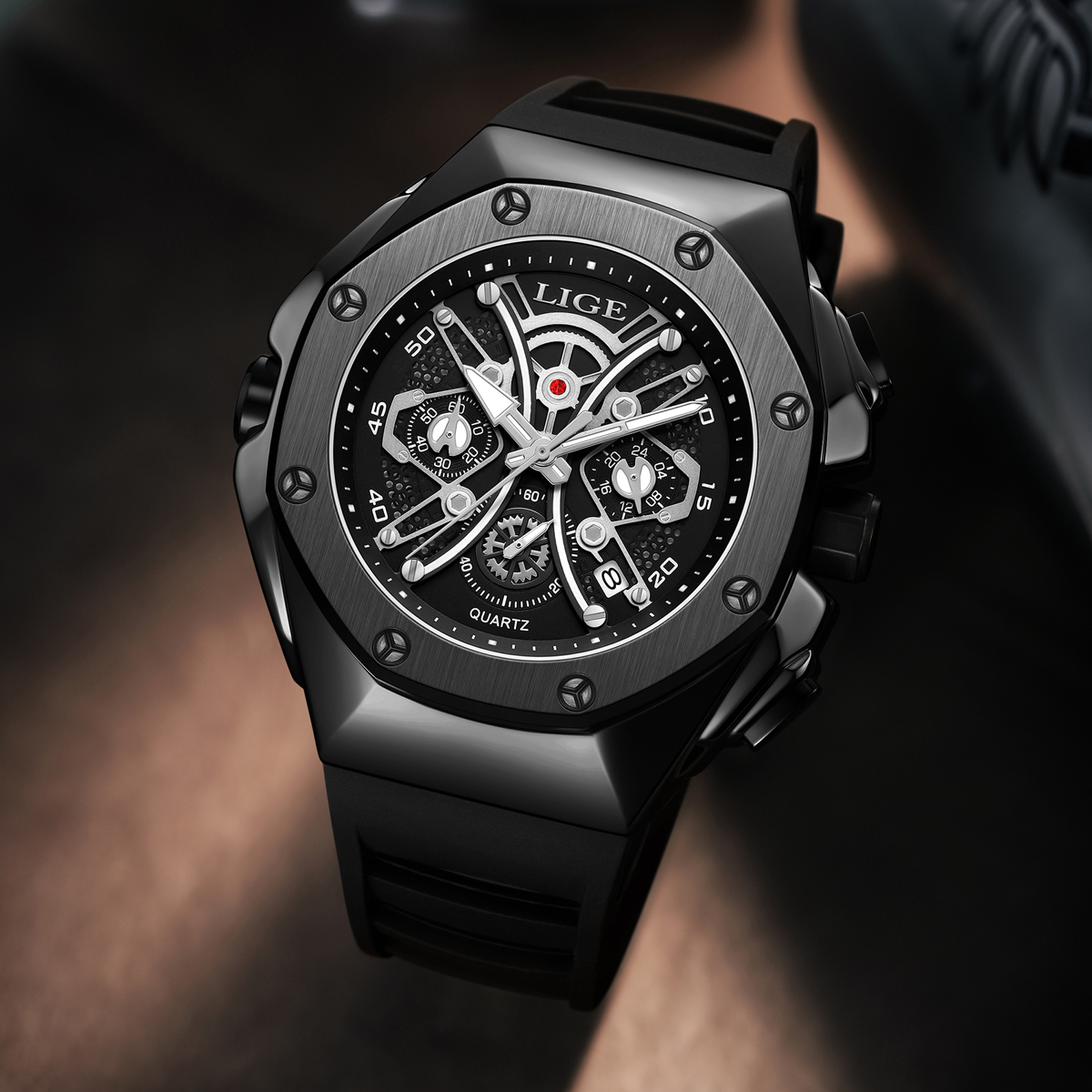 LIGE Top Man Clock Waterproof  - مراجعة Timex Watches Smartwatch وسعره
