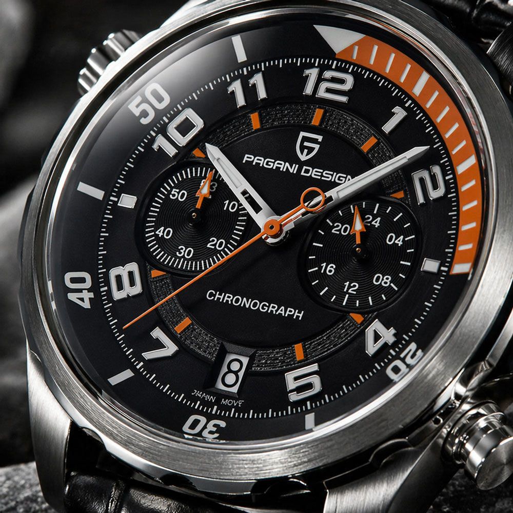 PAGANI DESIGN Classic Leather  - مراجعة Anti-Magnetic Watch وسعره