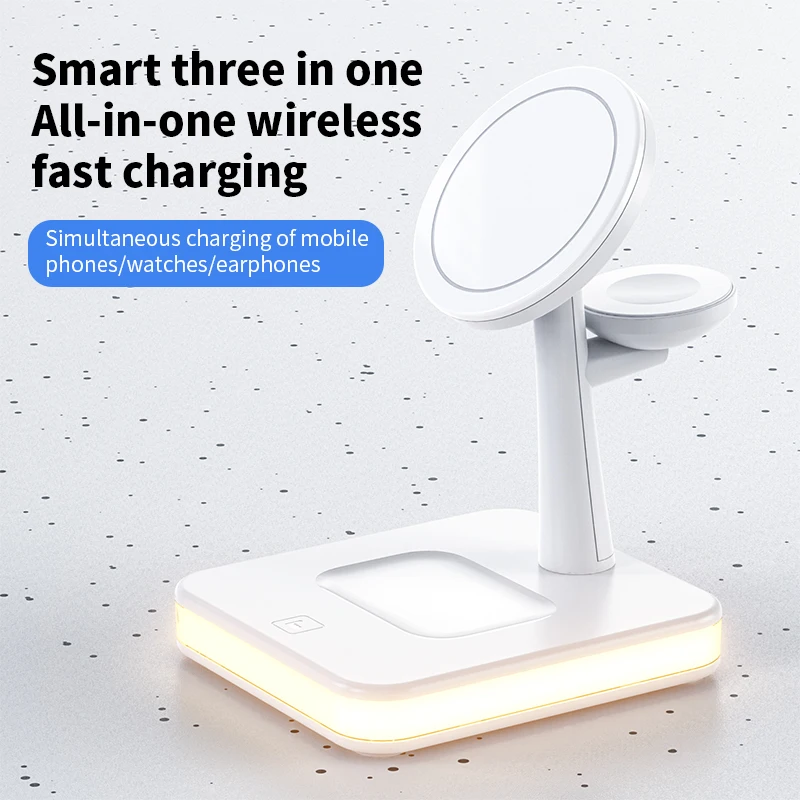 3 in 1 Wireless Chargers Stand - مراجعة Smartwatch Apple Watch وسعره