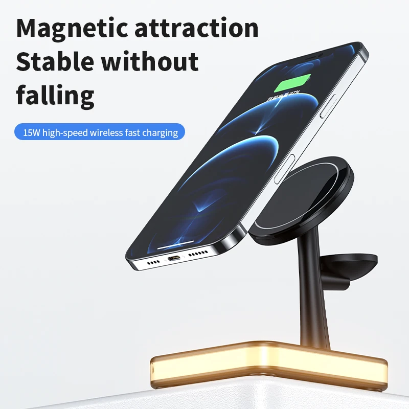 3 in 1 Wireless Chargers Stand - مراجعة Smartwatch Apple Watch وسعره
