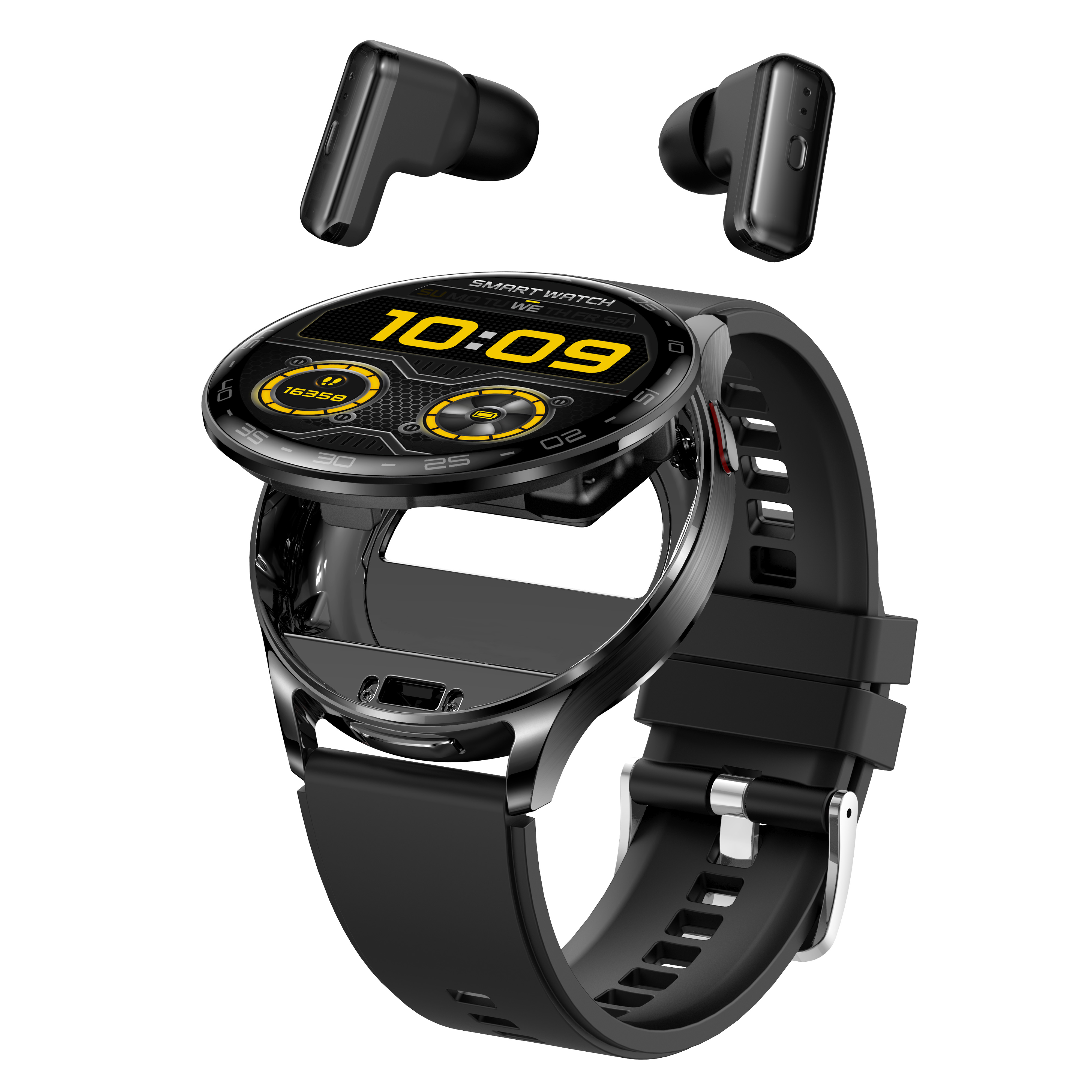 2 in 1 Smart Watch with Wirele - مراجعة Smartwatch Noise Watches For Men وسعره
