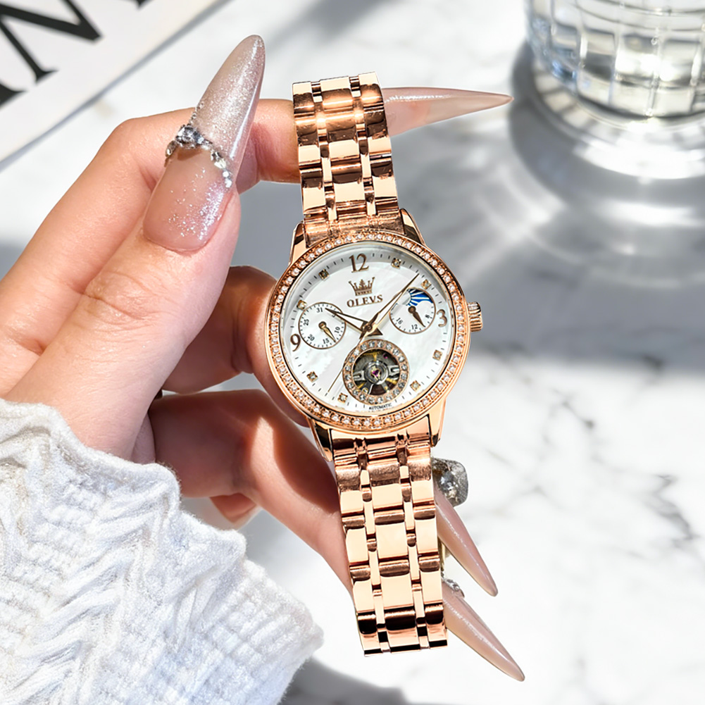 OLEVS Women's Watches Top Bran - مراجعة Anti-Magnetic Watch وسعره