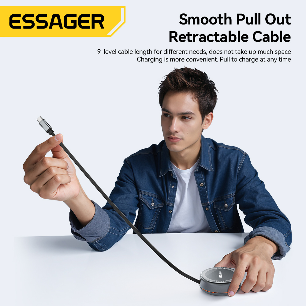 Essager 15W 3 in 1 Magnetic Wi - مراجعة Smartwatch Apple Watch وسعره