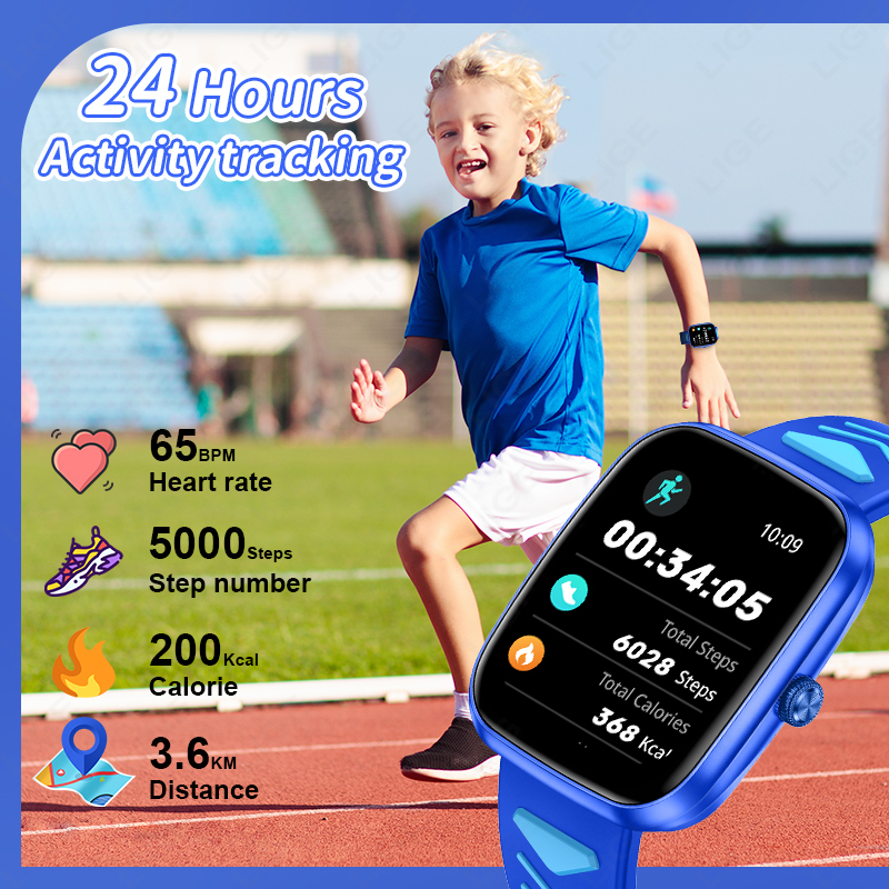 LIGE 2026 Kids Smart Watch Chi - مراجعة Smartwatch Watches For Kid Boy With Alarm وسعره
