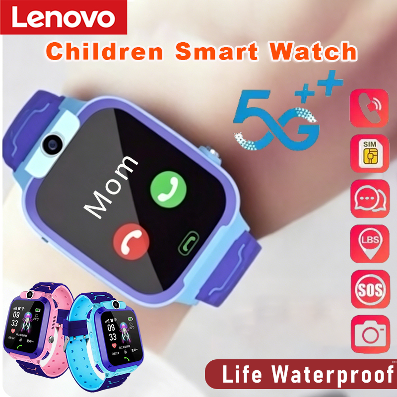 Lenovo 2026 5G Waterproof Smar - مراجعة Smartwatch Watches For Kid Boy With Alarm وسعره