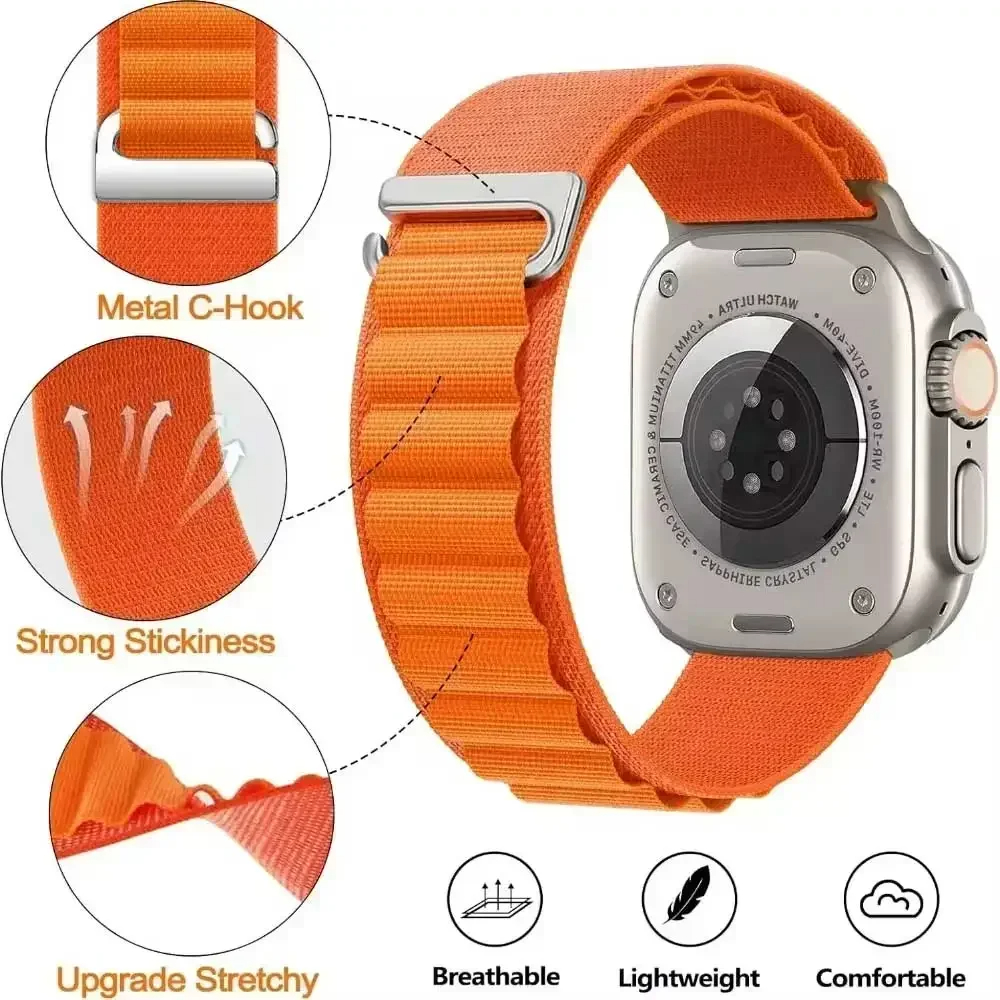 2PCS Alpine Loop For Apple Wat - مراجعة Tide Watch Surf وسعره