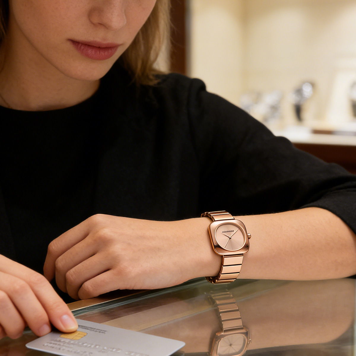 HANNAH MARTIN Women Watch Quar - مراجعة Anti-Magnetic Watch وسعره