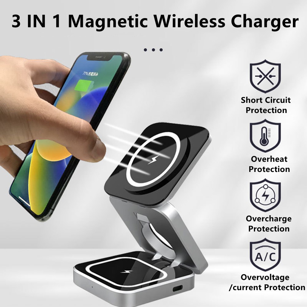 Foldable Magnetic Wireless Cha - مراجعة Smartwatch Apple Watch وسعره
