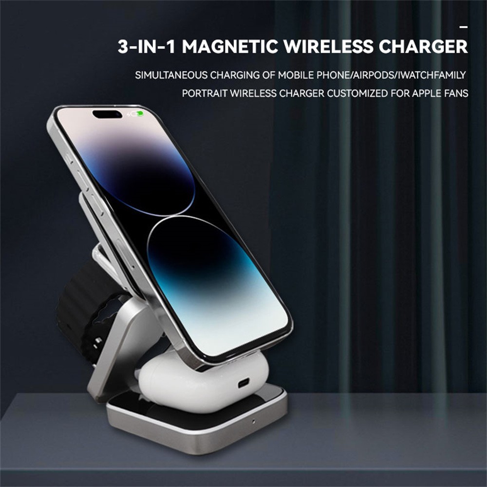 Foldable Magnetic Wireless Cha - مراجعة Smartwatch Apple Watch وسعره