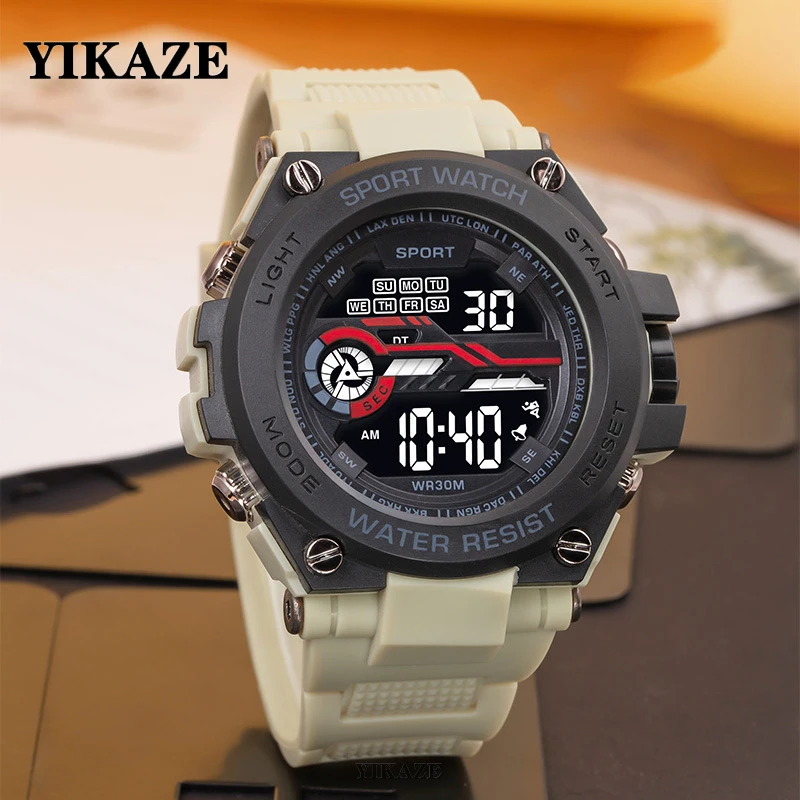 YIKAZE Men's Sports Watch Wate - مراجعة Tide Watch Surf وسعره