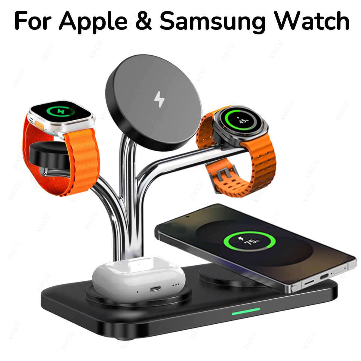 5 IN 1 Magnetic Wireless Charg - مراجعة Smartwatch Apple Watch وسعره