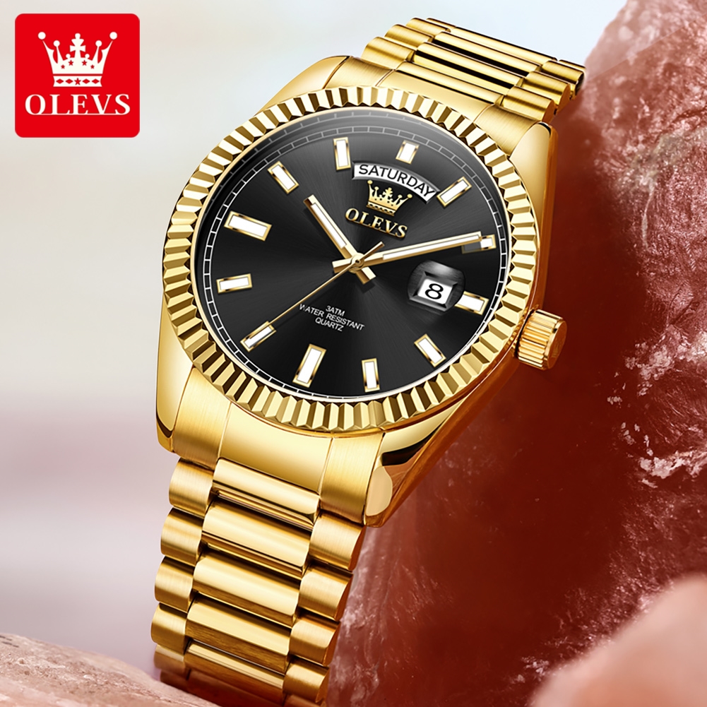 OLEVS Business Style Luxury Br - مراجعة Smartwatch Watches Brands For Men وسعره