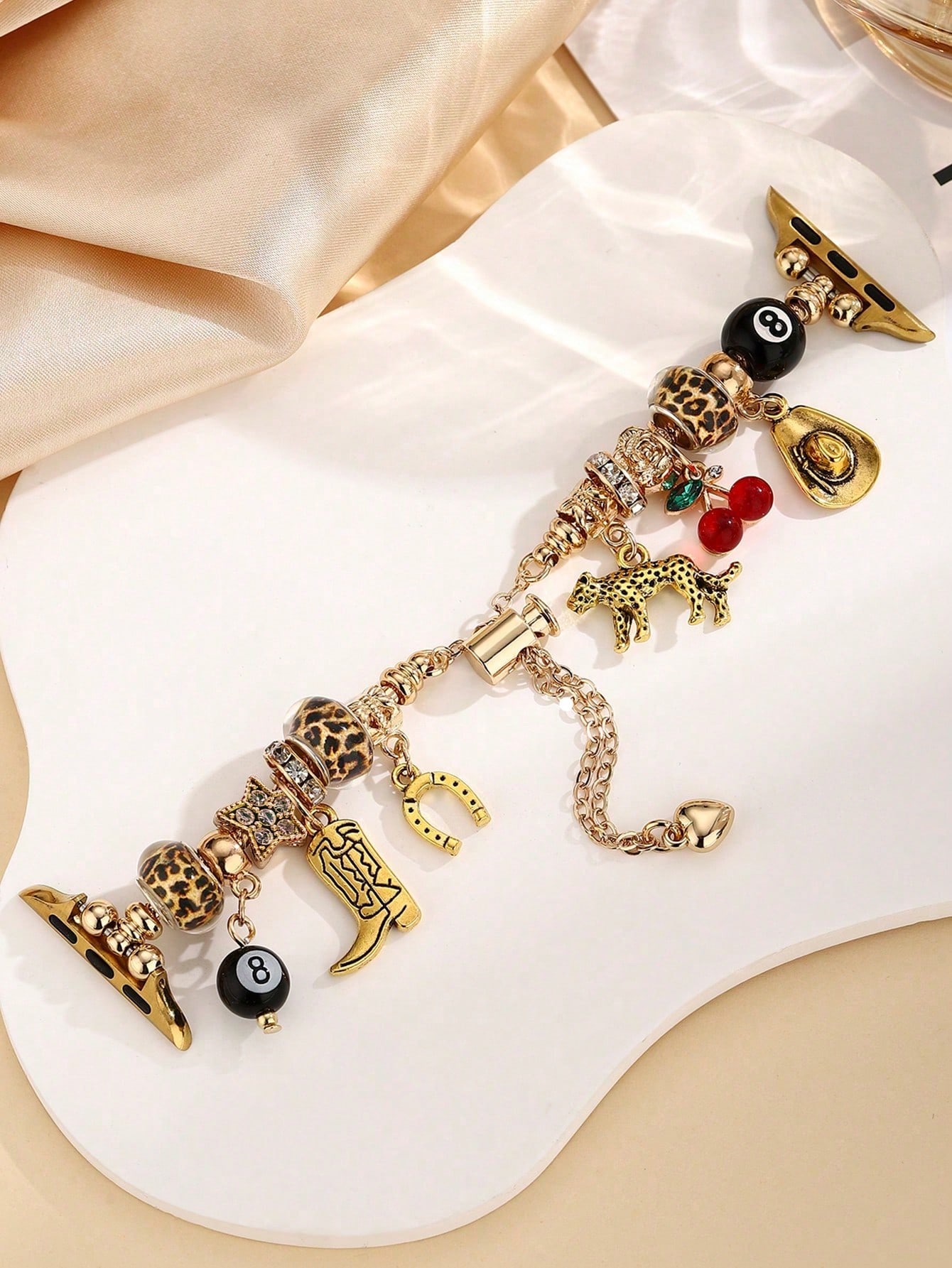 1pc Leopard Print Stylish Band - مراجعة Smartwatch Stylish Watches For Women وسعره