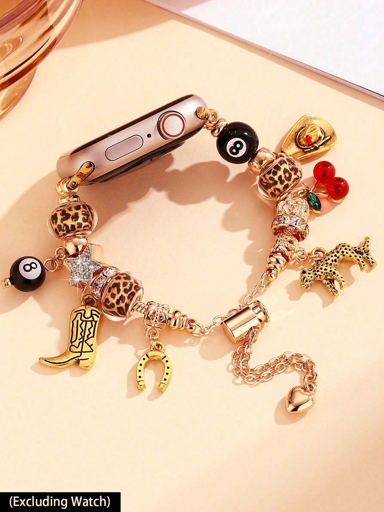 1pc Leopard Print Stylish Band - مراجعة Smartwatch Stylish Watches For Women وسعره