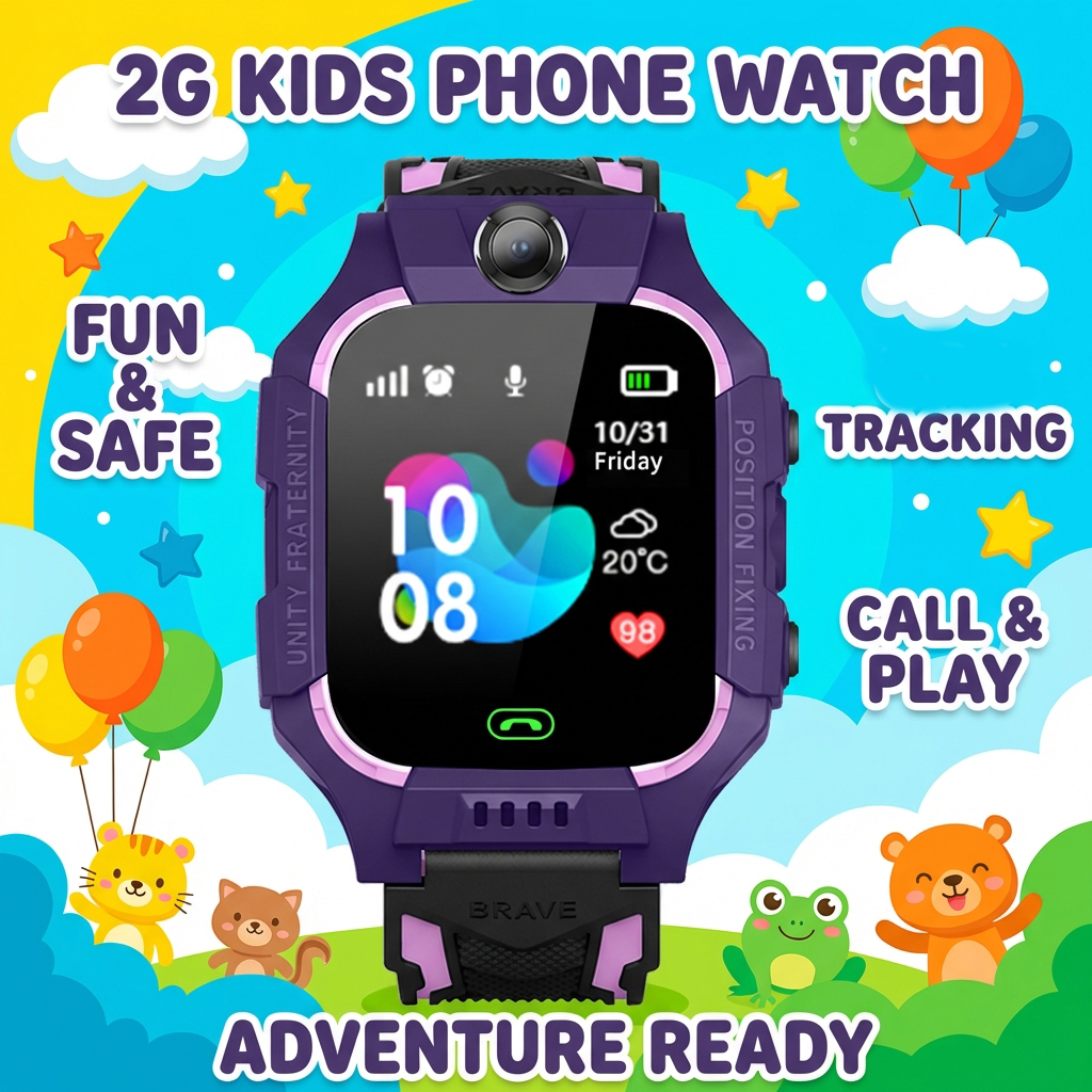 Smart Watch Kids 2G Postion Tr - مراجعة Smartwatch Watches For Kid Boy With Alarm وسعره
