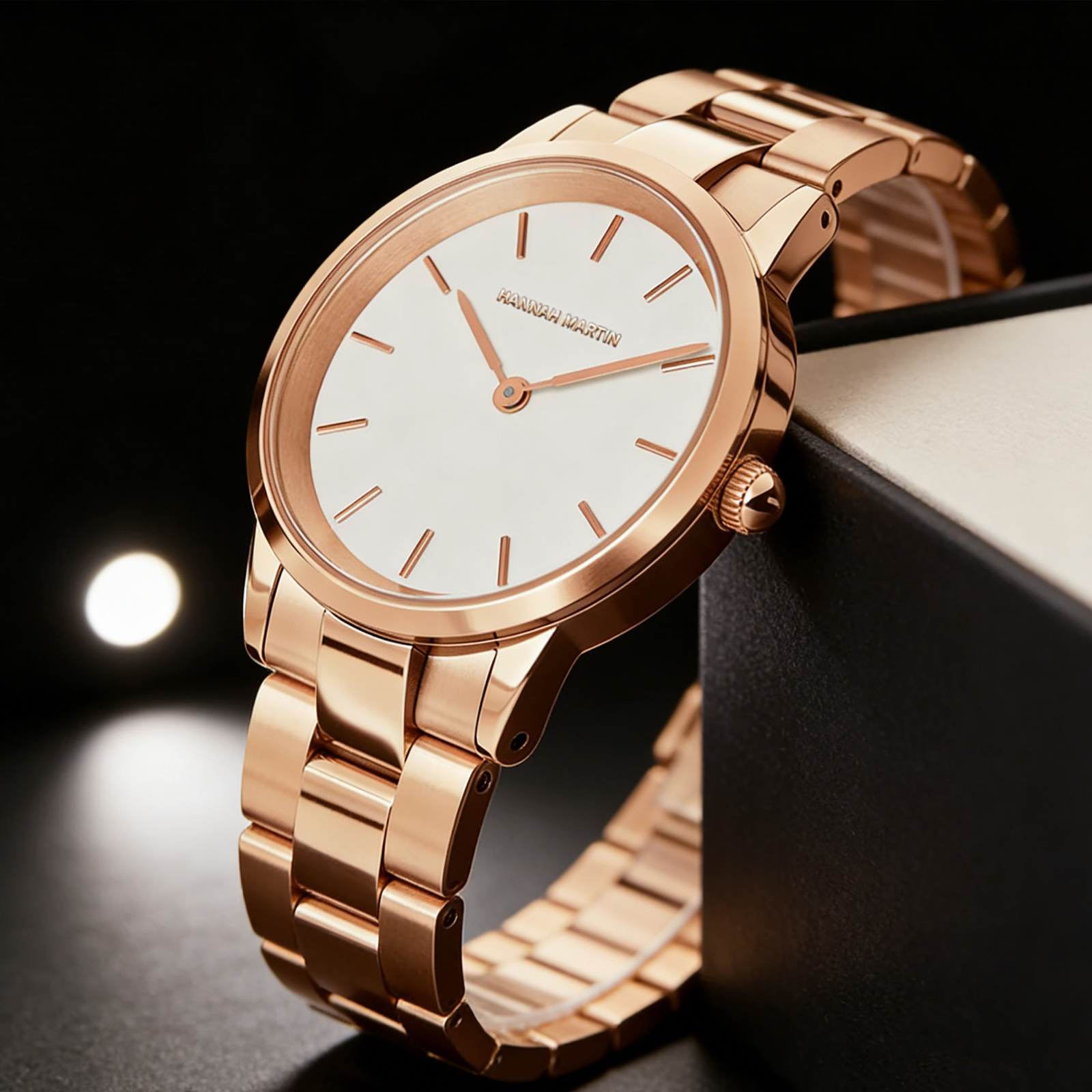 Womens Watch Rose Gold Stainle - مراجعة Anti-Magnetic Watch وسعره