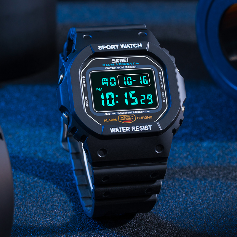 SKMEI Alarm Clock Digital Spor - مراجعة Tide Watch Surf وسعره