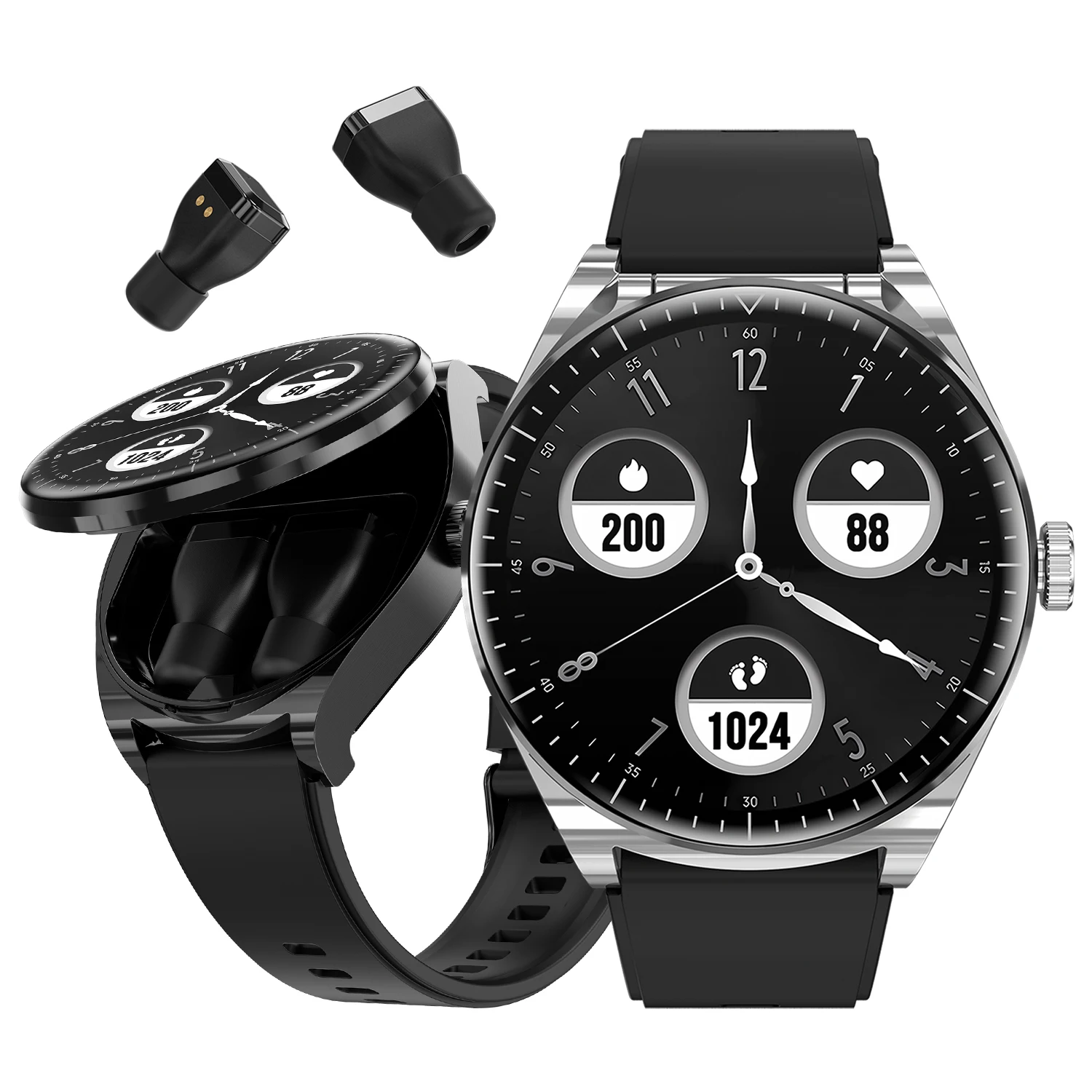 New 2-in-1 TWS Headphone Smart - مراجعة Smartwatch Noise Watches For Men وسعره
