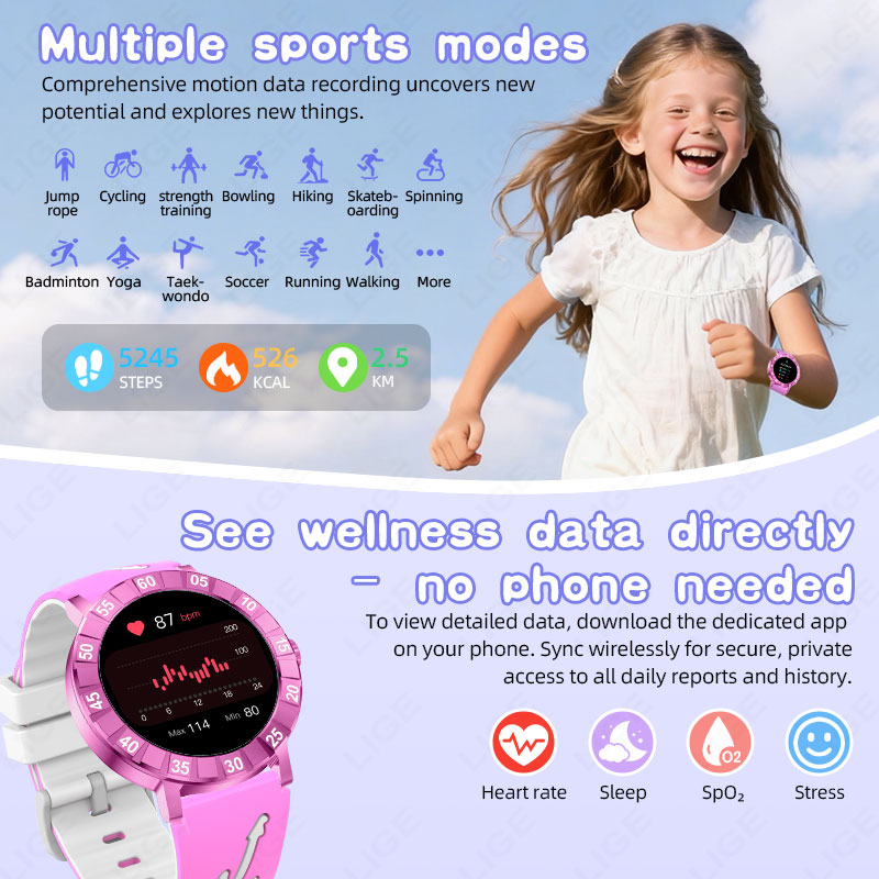 New Kids Smart Watch 2026 HRV  - مراجعة Smartwatch Watches Useful Gift For Boys وسعره