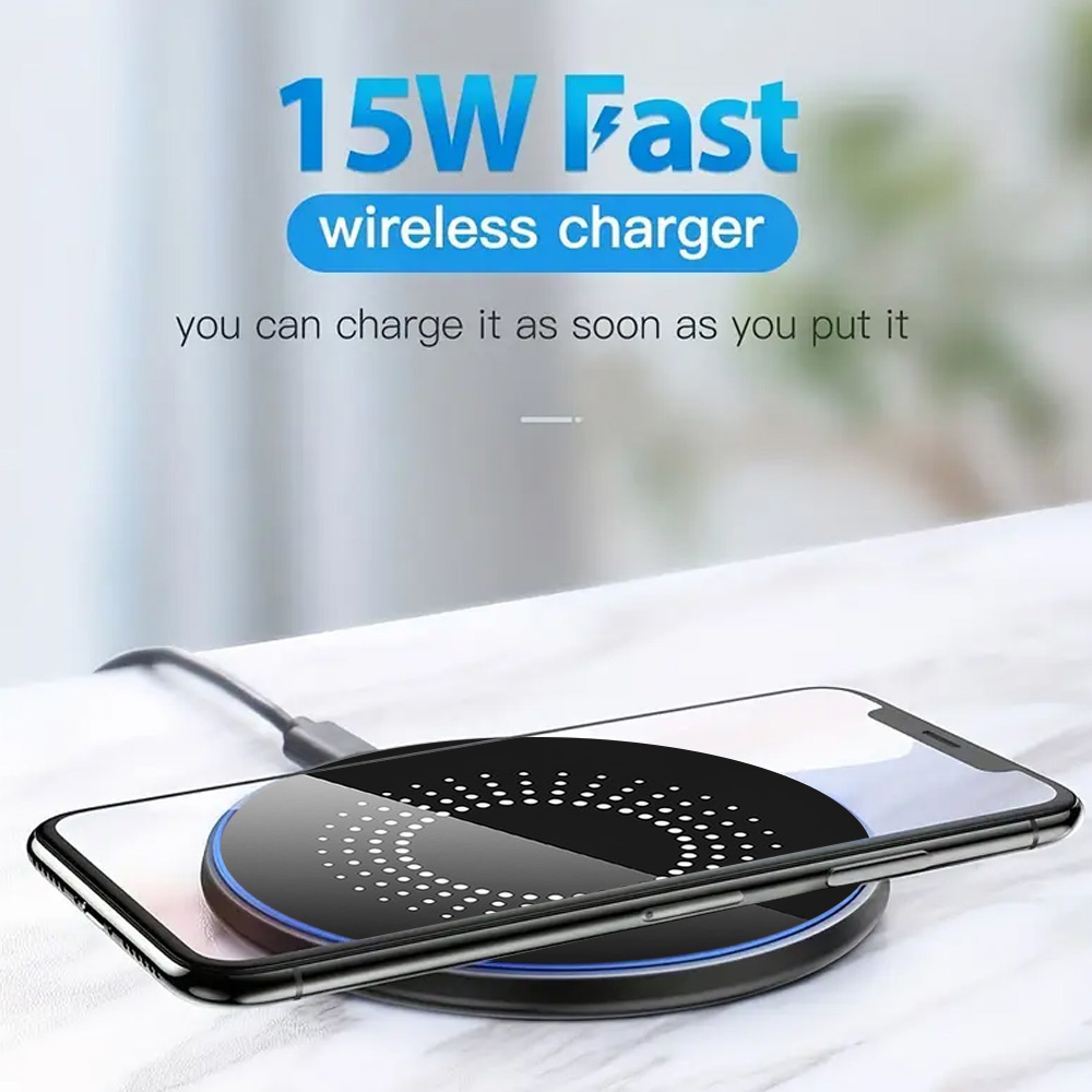 15W fast charging wireless cha - مراجعة Smartwatch Watches Compatible With Iphone وسعره