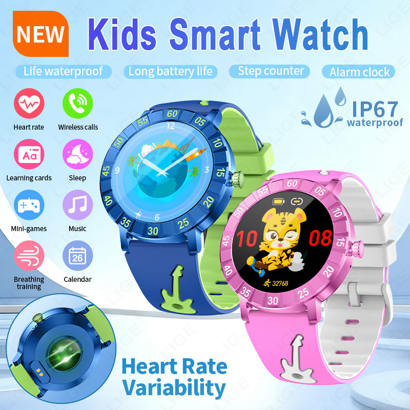 LIGE 2026 HRV Kids Smart Watch - مراجعة Smartwatch Watches Useful Gift For Boys وسعره